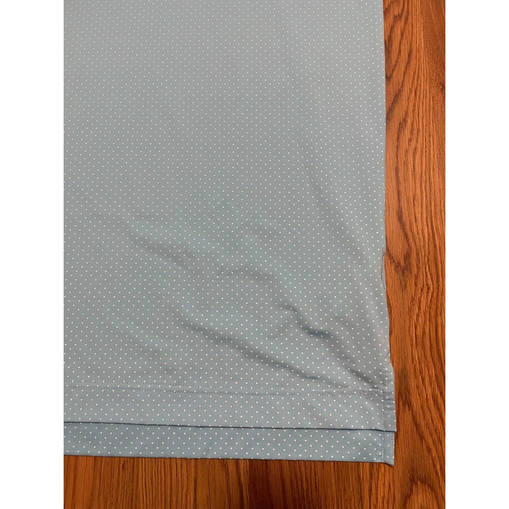 FootJoy Golf Polo Mens XL Blue Micro Dot Stretch Dow Sandhills Logo - Picture 5 of 10